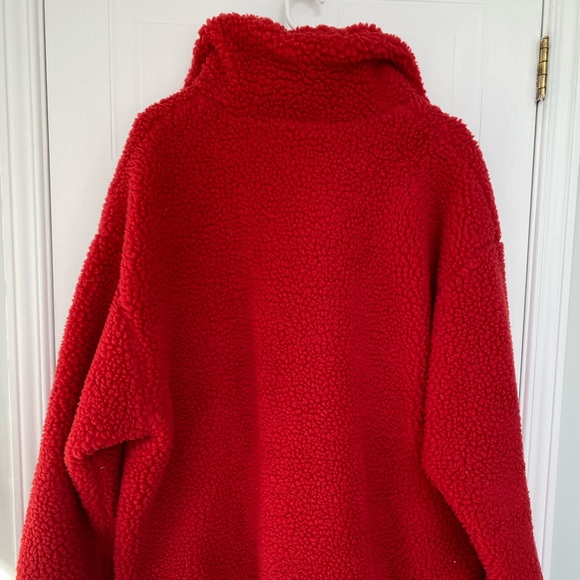 I.AM.GIA Red Teddy Jacket - Picture 3 of 4